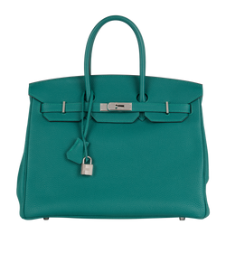 Birkin 35 in Togo Malachite, [Q] (2013), B/DB/CL/L/K/RC, 4*